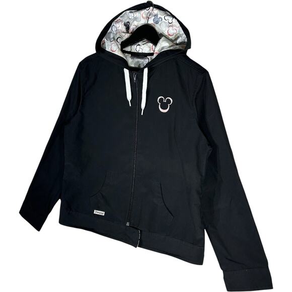 Disney Mickey Mouse Mini Logo Full Zip Hoodie - Picture 3 of 7